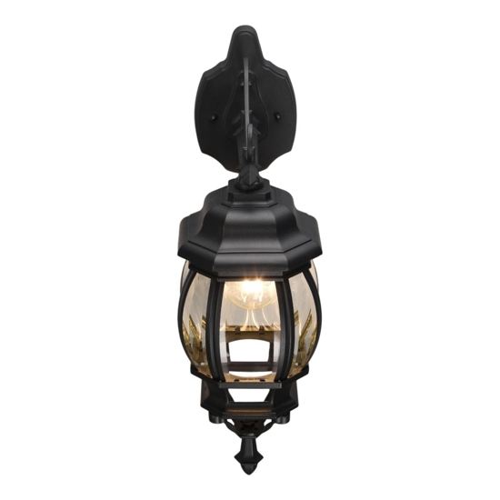 Applique lanterna nera per esterno stile classico Applique lanterna nera per esterno stile classico