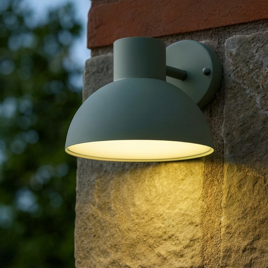 Applique da esterno ip44 h18 cm verde