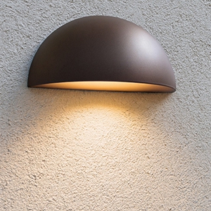 Applique per esterno ip44 h14 cm ruggine corten