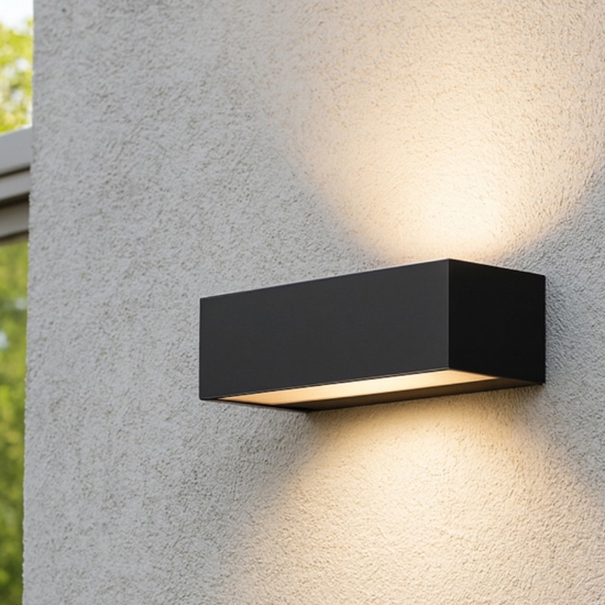 Maytoni lot applique da esterno led 3000k biemissione ip65
