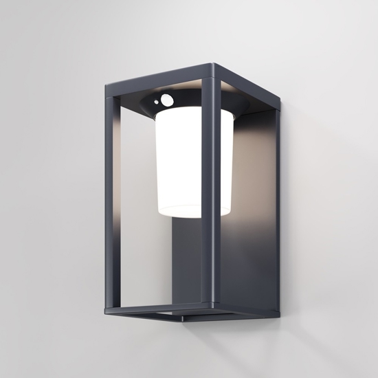 Maytoni shatter applique da esterno led 3000k ip54 sensore di movimento