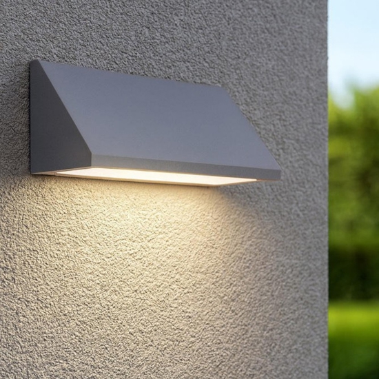 Applique grigia per esterno balcone led 30w 4000k ip65 Applique grigia per esterno balcone led 30w 4000k ip65