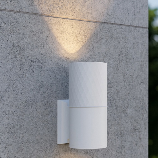 Maytoni bowery applique da esterno ip54 luce in alto
