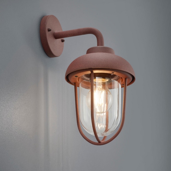 Applique da esterno ruggine marrone Applique da esterno ruggine marrone