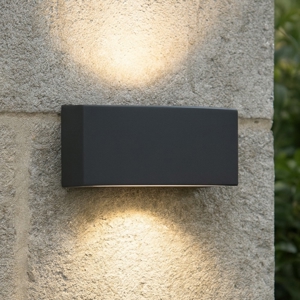 Applique da esterno andromeda ap1 nero ideal lux