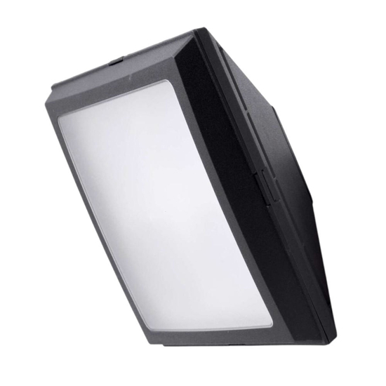 Top light siena applique nera per esterni ip66