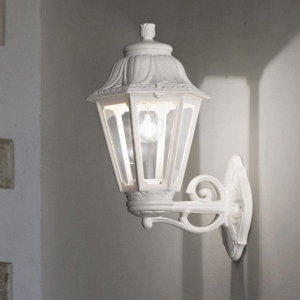 Ideal lux applique da esterno dafne ap1 big lanterna bianca