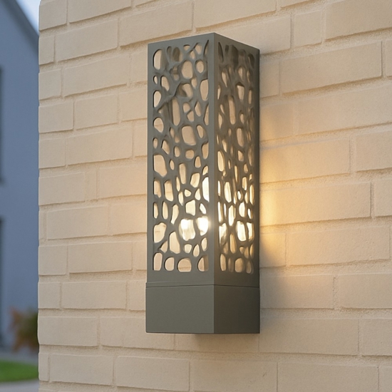 Applique da esterno decorativo moderna antracite Applique da esterno decorativo moderna antracite