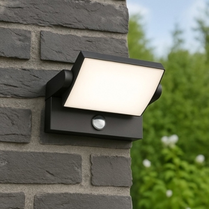 Ideal lux applique da esterno con sensore swipe ap sensor nero