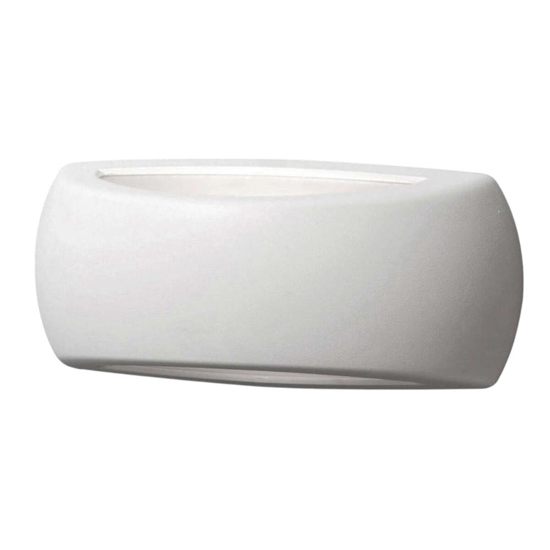 Alassio applique da esterno bianco anti corrosione top light ip66