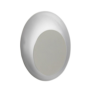 Ap shell ondaluce applique da esterno design led grigio silver