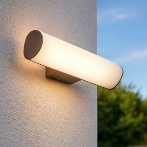 Etere ap 4000k ideal lux applique da esterno led 9,5w marrone ip44