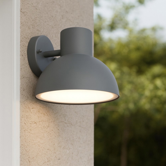 Applique per esterno ip44 h18 cm grigio antracite Applique per esterno ip44 h18 cm grigio antracite