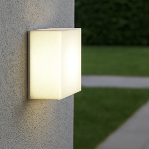 Applique da esterno snow ap ideal lux led 4000k ip65
