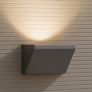 Applique da esterno grafite moderna led 18w 3000k ip65