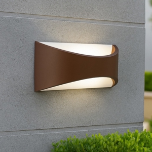 Applique per esterno balcone marrone led 6w 4000k ip65