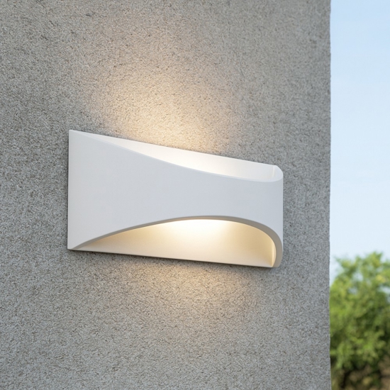Applique per esterno led 12w 4000k bianca moderna