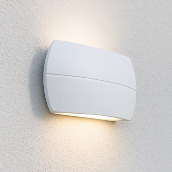 Applique per esterno moderna bianca led 10w 4000k ip54