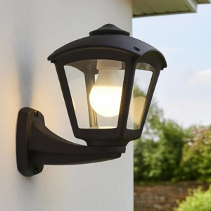 Applique da esterno lanterna nera top light lerici ip55