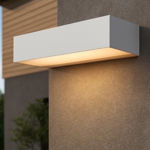 Maytoni lot applique da esterno led 3000k ip65 bianco moderno