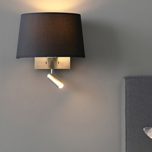 Visualizza i dettagli per Applique lampada a parete per camera da letto moderna due luci con interruttore Applique lampada a parete per camera da letto moderna due luci con interruttore