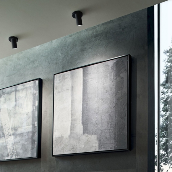 Applique led 11w 3000k orientabile linea light bart s nero Applique led 11w 3000k orientabile linea light bart s nero