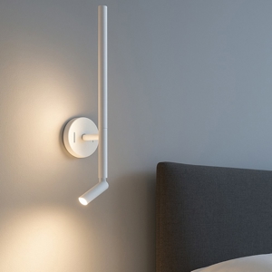 Applique bianco per comodino led 6w 3000k orientabile