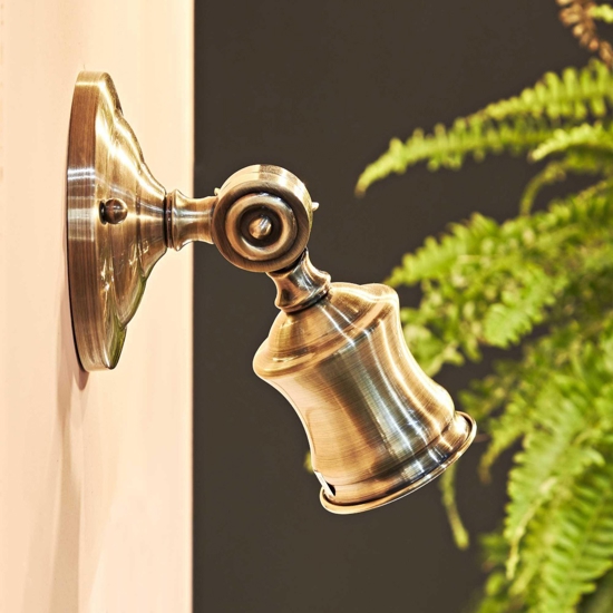 Barber ap1 ideal lux applique snodato brunito gu10 3000k Barber ap1 ideal lux applique snodato brunito gu10 3000k