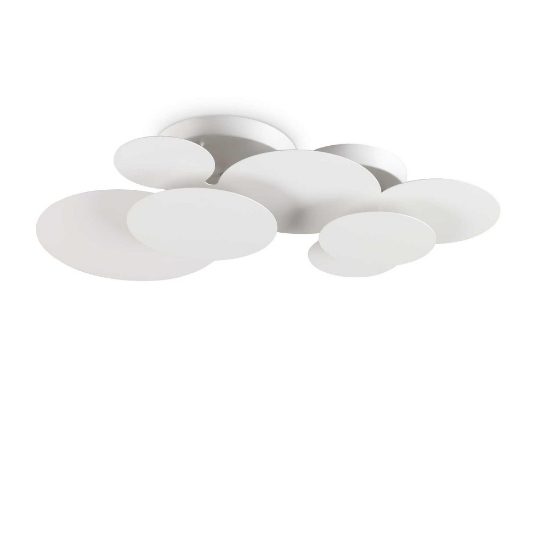 Ideal lux cloud pl d74 grande plafoniera moderna design led 46w 3000k
