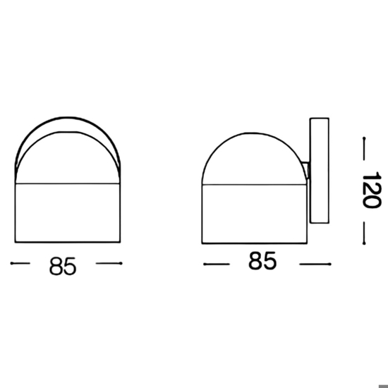 Ideal lux dodo ap1 applique orientabile nera per interni gx53 3000k Ideal lux dodo ap1 applique orientabile nera per interni gx53 3000k