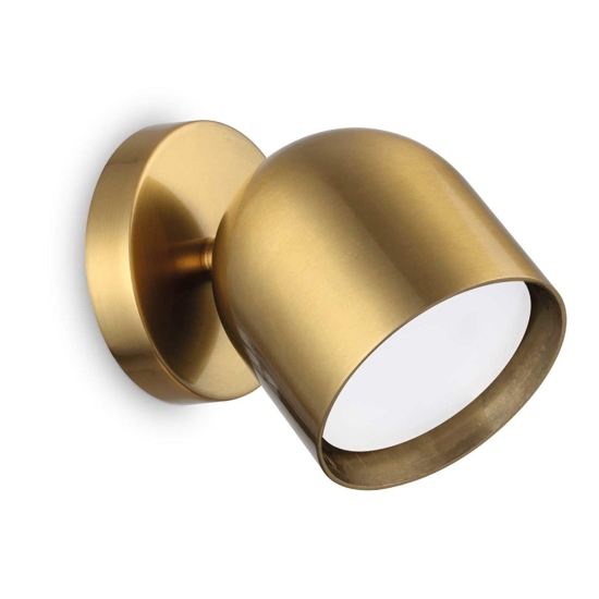 Ideal lux dodo ap1 applique da parete orientabile oro ottone Ideal lux dodo ap1 applique da parete orientabile oro ottone