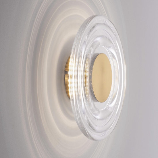 Applique oro disco design per comodino camera da letto Applique oro disco design per comodino camera da letto