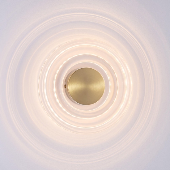 Applique oro disco design per comodino camera da letto Applique oro disco design per comodino camera da letto