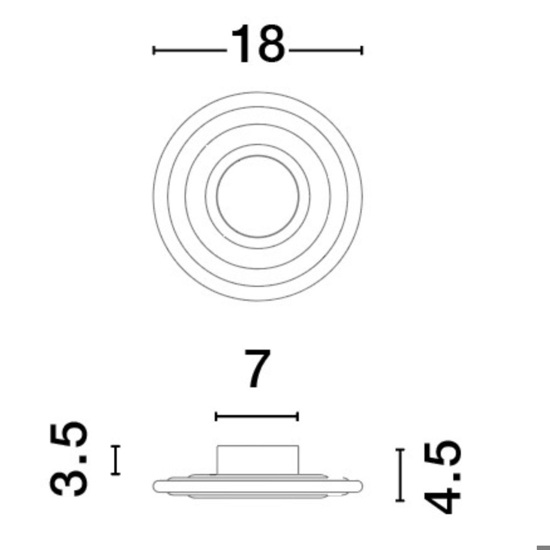 Applique oro disco design per comodino camera da letto Applique oro disco design per comodino camera da letto