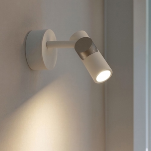 Applique da parete led 11w 3000k linea light goose bianco grigio
