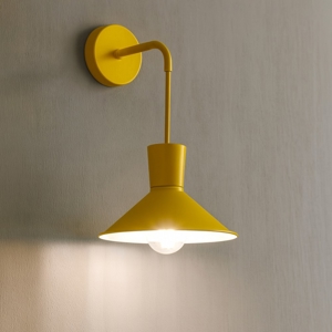 Ap elio ondaluce applique gialla per cucina