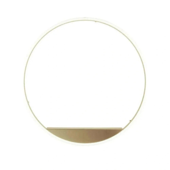Ondaluce minus pc oro 60 cm plafoniera led 48w 3000k 4000k tonda moderna
