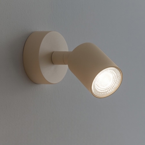 Applique da parete toplight orientabile cilindro sabbia