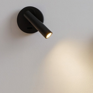 Applique nero per camera da letto led 3000k moderno orientabile