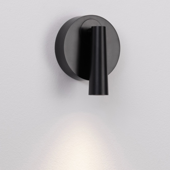 Applique nero per camera da letto led 3000k moderno orientabile