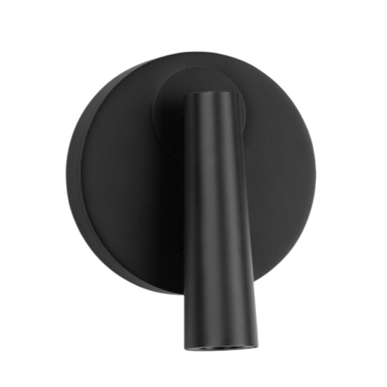 Applique nero per camera da letto led 3000k moderno orientabile