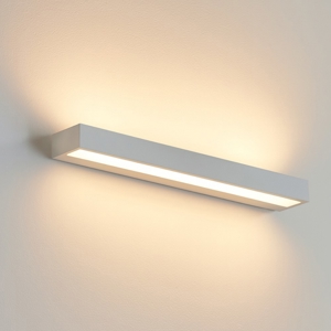 Visualizza i dettagli per Applique da parete led 3000k bianca regolo linea light 61cm Applique da parete led 3000k bianca regolo linea light 61cm