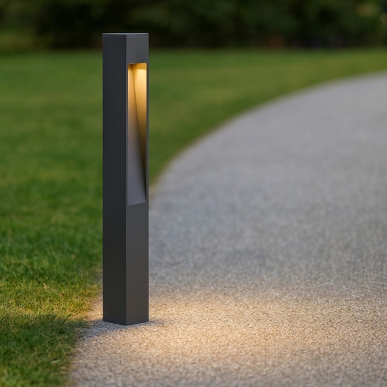 Mercurio pt1 lampione per giardino ip44 antracite ideal lux Mercurio pt1 lampione per giardino ip44 antracite ideal lux