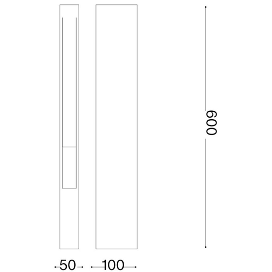 Mercurio pt1 lampione per giardino ip44 antracite ideal lux Mercurio pt1 lampione per giardino ip44 antracite ideal lux