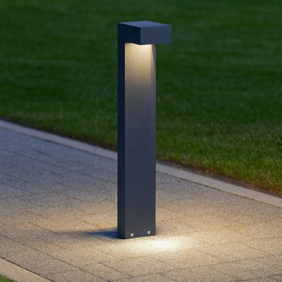 Ideal lux sirio pt2 lampioncino 60cm da giardino ip44 antracite moderno Ideal lux sirio pt2 lampioncino 60cm da giardino ip44 antracite moderno