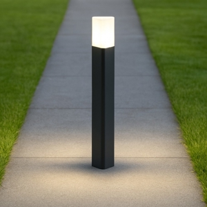 Pulsar pt1 lampione da giardino antracite ideal lux