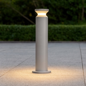 Lampione da esterno giardino torre pt1 h80 grigio ideal lux ip65