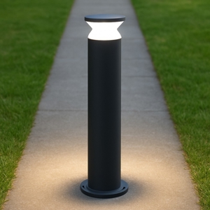 Torre pt1 h80 ideal lux lampione da esterno h80 antracite ip44