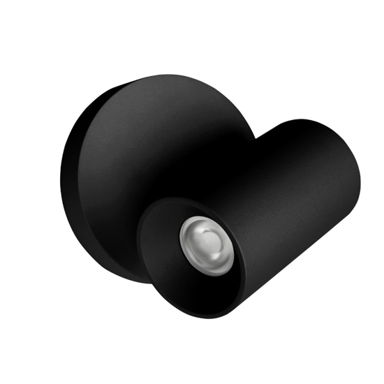 Applique nero linea light bart w switch led 5w 3000k orientabile Applique nero linea light bart w switch led 5w 3000k orientabile