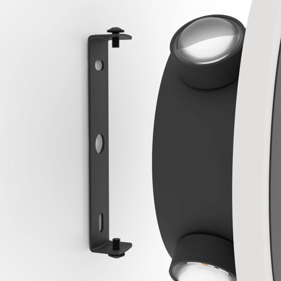 Eglo talamello applique camera da letto rotonda nera led 12w 3000k Eglo talamello applique camera da letto rotonda nera led 12w 3000k